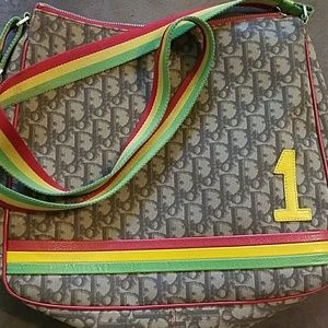 Dior vintage rasta collection crossbody